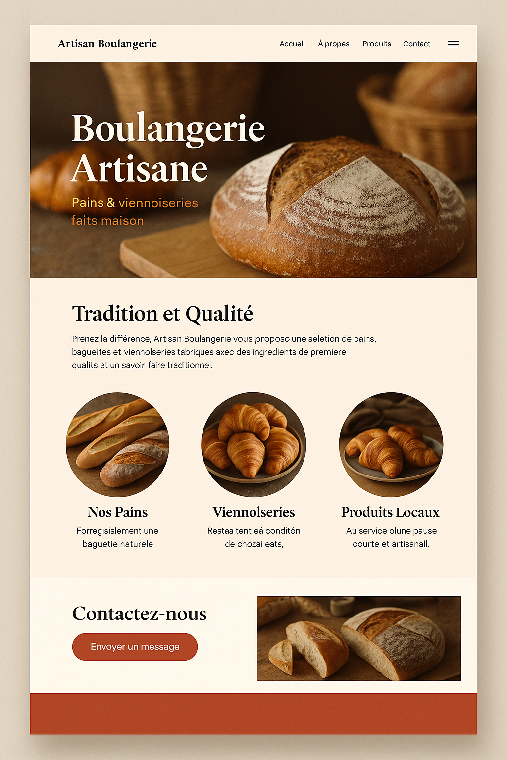 Projet A3 — Maquette site